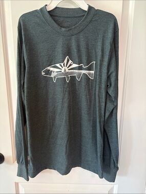 Men’s/Unisex Soft Forest Green Momentum Tee w/ Great Lakes Logo - Mens Small